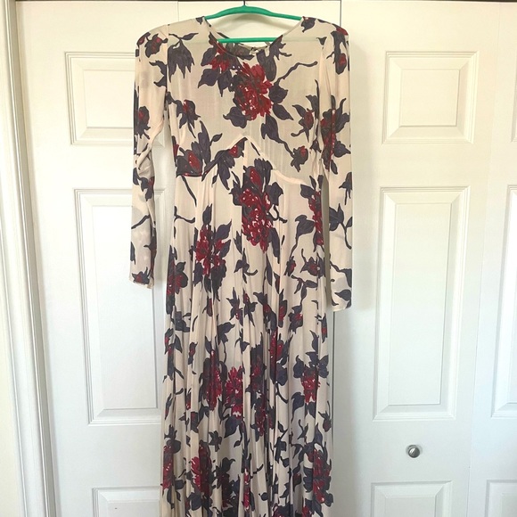 Free People Dresses & Skirts - Free people floor length floral maxi long sleeve xs